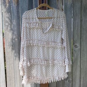 Allison Joy Sheer Breezy Boho Tunic